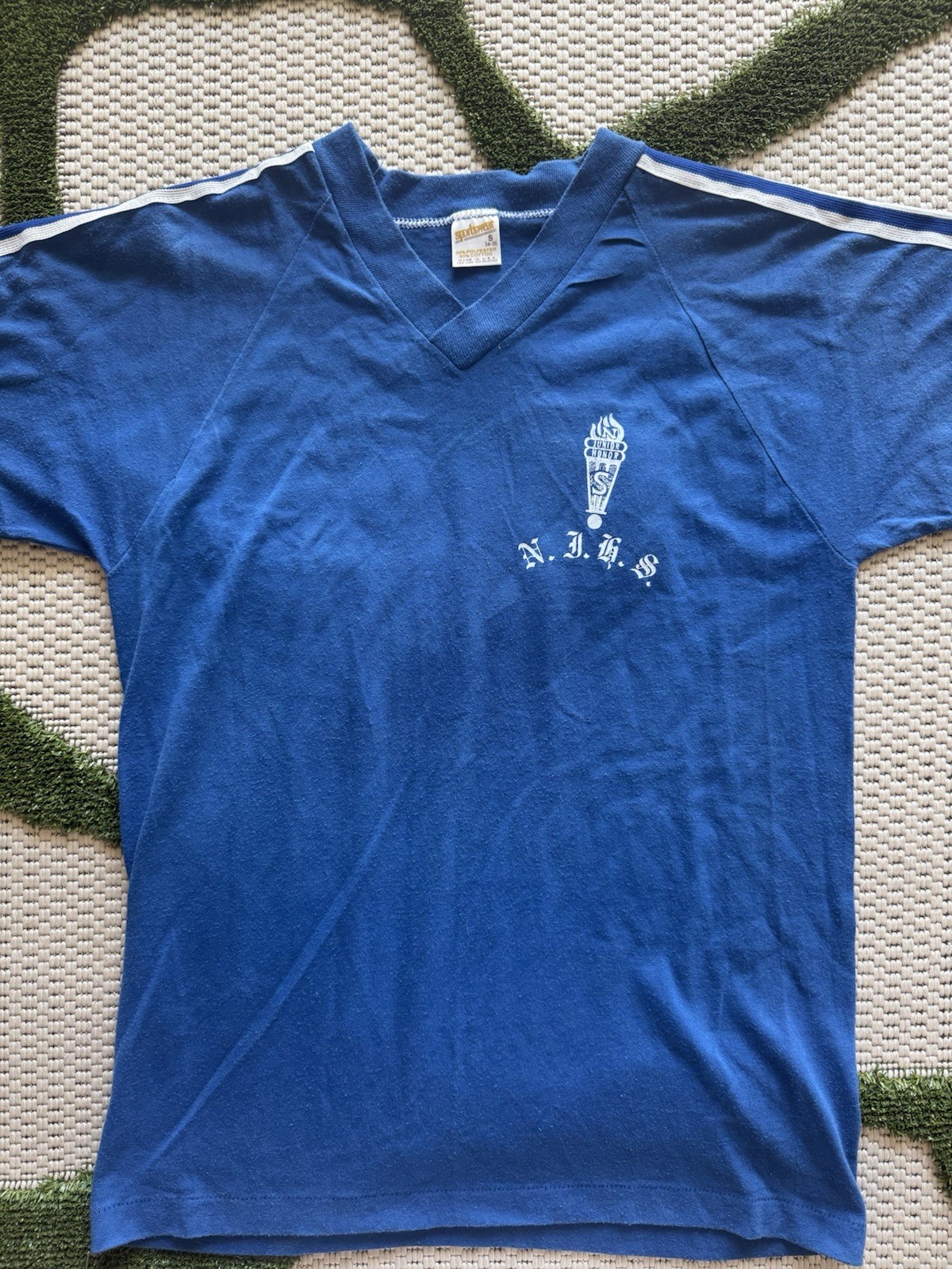 VTG 80’s National Junior Honor Society Blue Single Stitch T Shirt W Small USA