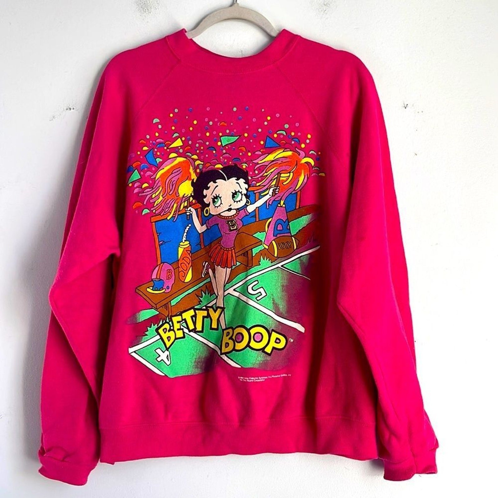 Vintage 1994 Tultex Betty Boop graphic crewneck pullover sweatshirt sz XL