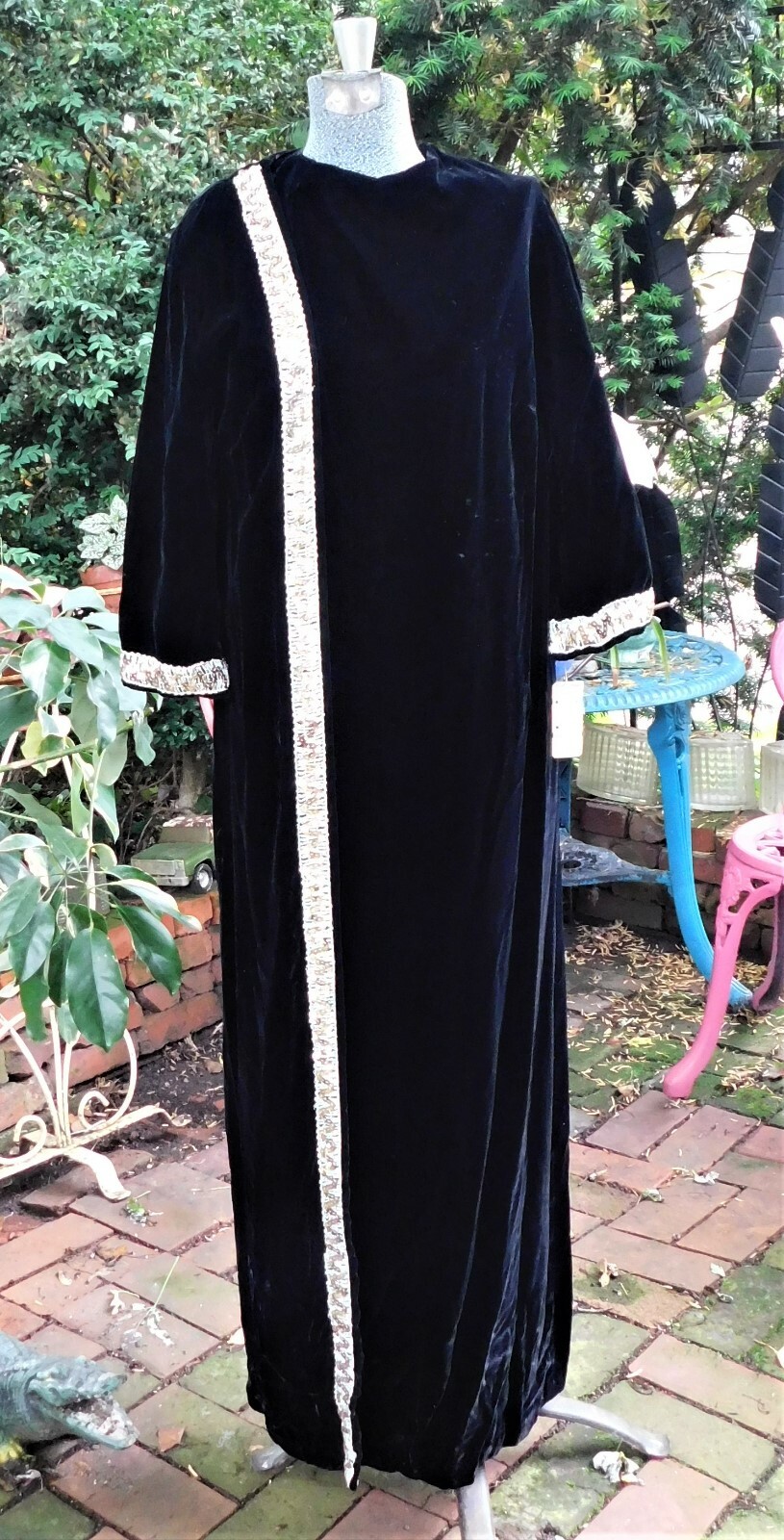 VINTAGE 60’s FASHIONS MARILYN ELDER BEERMAN BOULEVARD VELVET WRAP AROUND DRESS