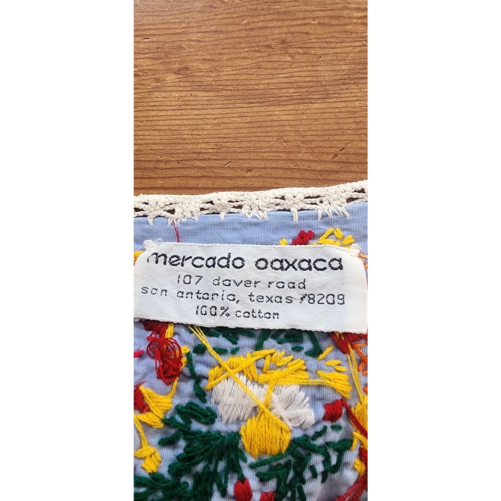 Vintage 1970s Oaxaca Mexico Shirt Peasant Blouse Embroidered Folk Art