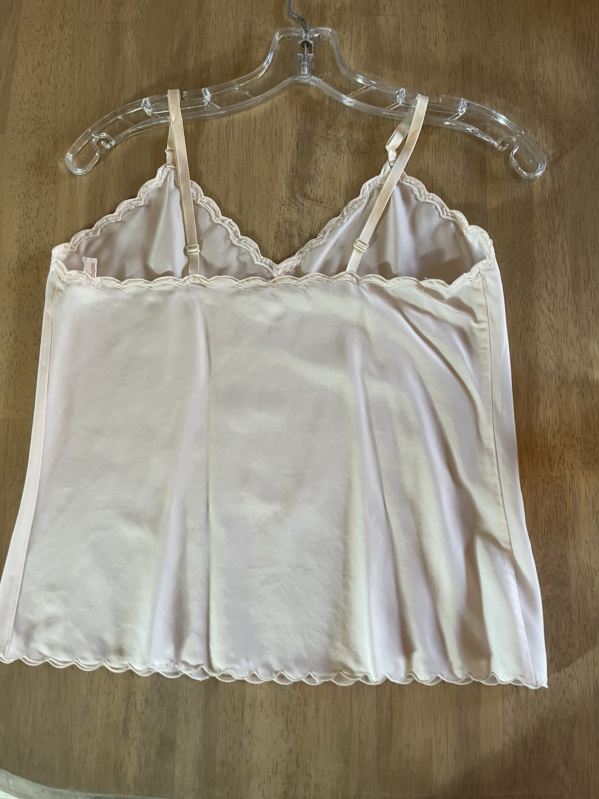 VTG Cotton & Satin Pink Camisole Top & Long Tiered Slip & Long Navy Satin Skirt