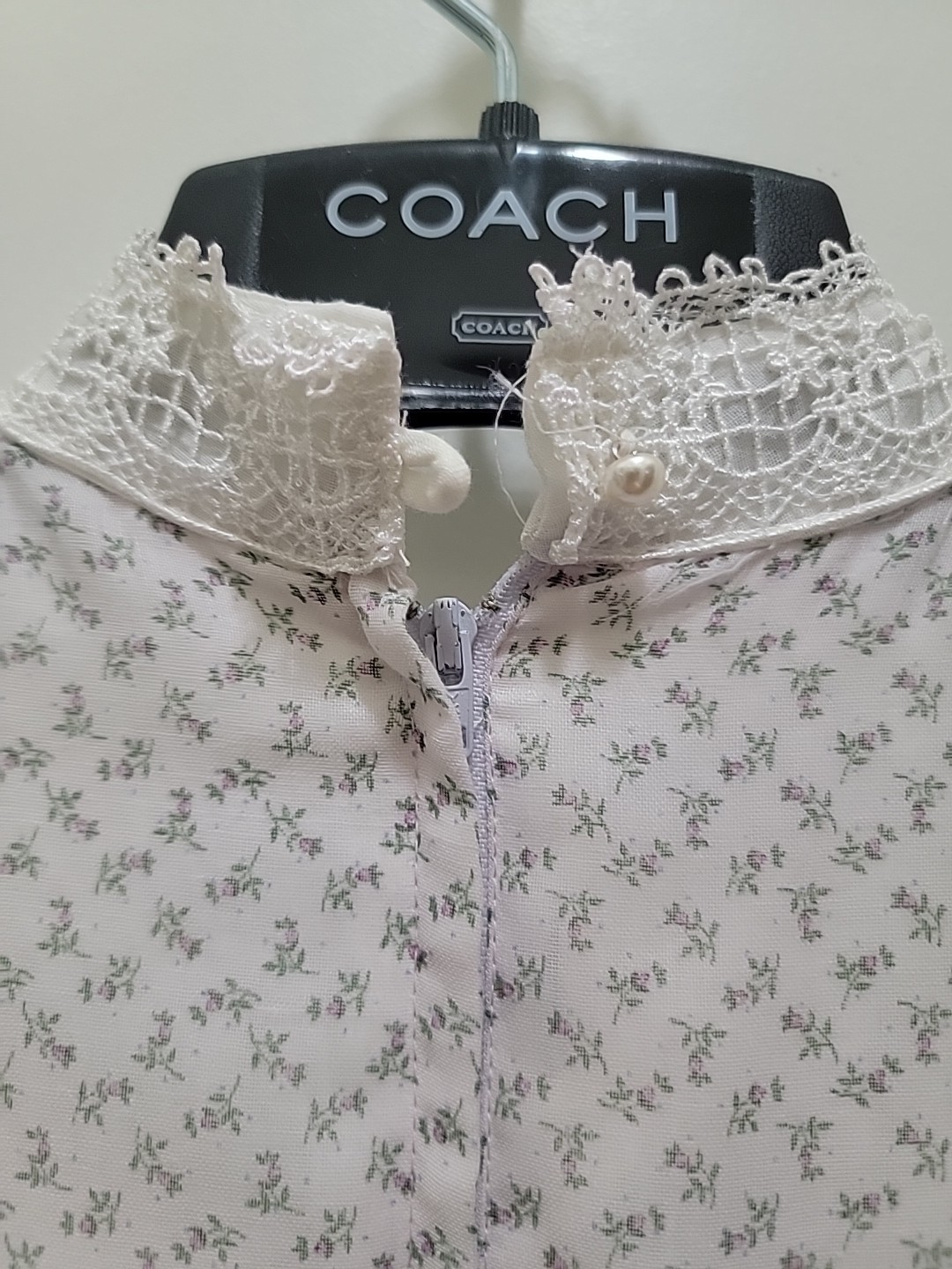 Pale Purple Floral Vintage Gunne Sax Dress Victorian Prairie 1970’s Girls 12