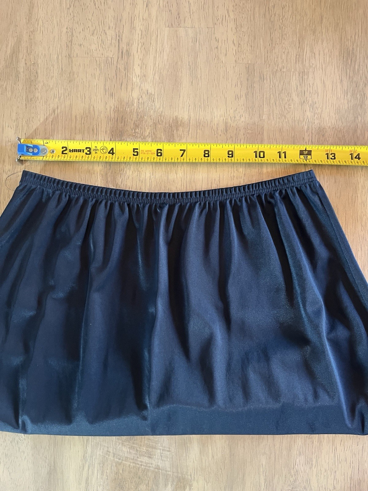 VTG Cotton & Satin Pink Camisole Top & Long Tiered Slip & Long Navy Satin Skirt
