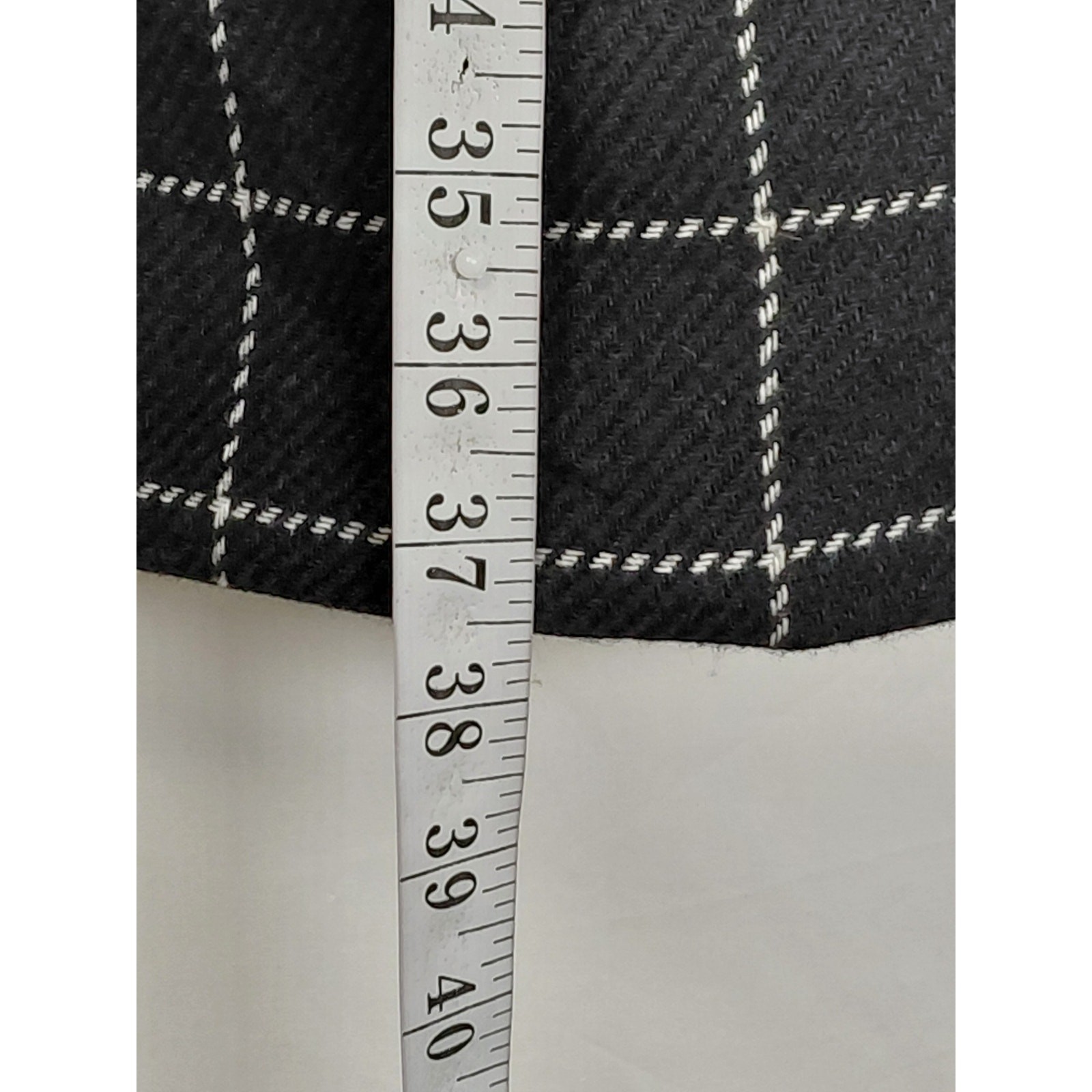 Vintage Criscione Made in USA Plaid Rhinestone Lined Jacket Women Size L