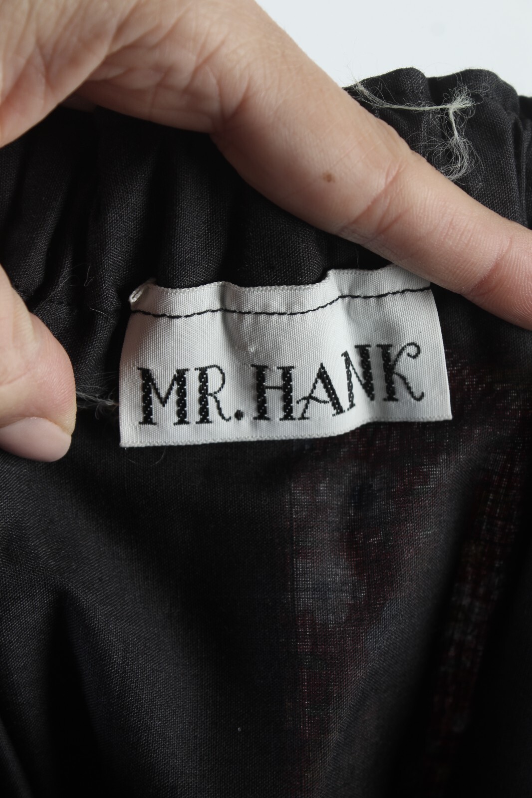 Vintage 70s Blk Mr Hank Patchwork Skirt Quilt Square Cottage Prairie Hippie Maxi