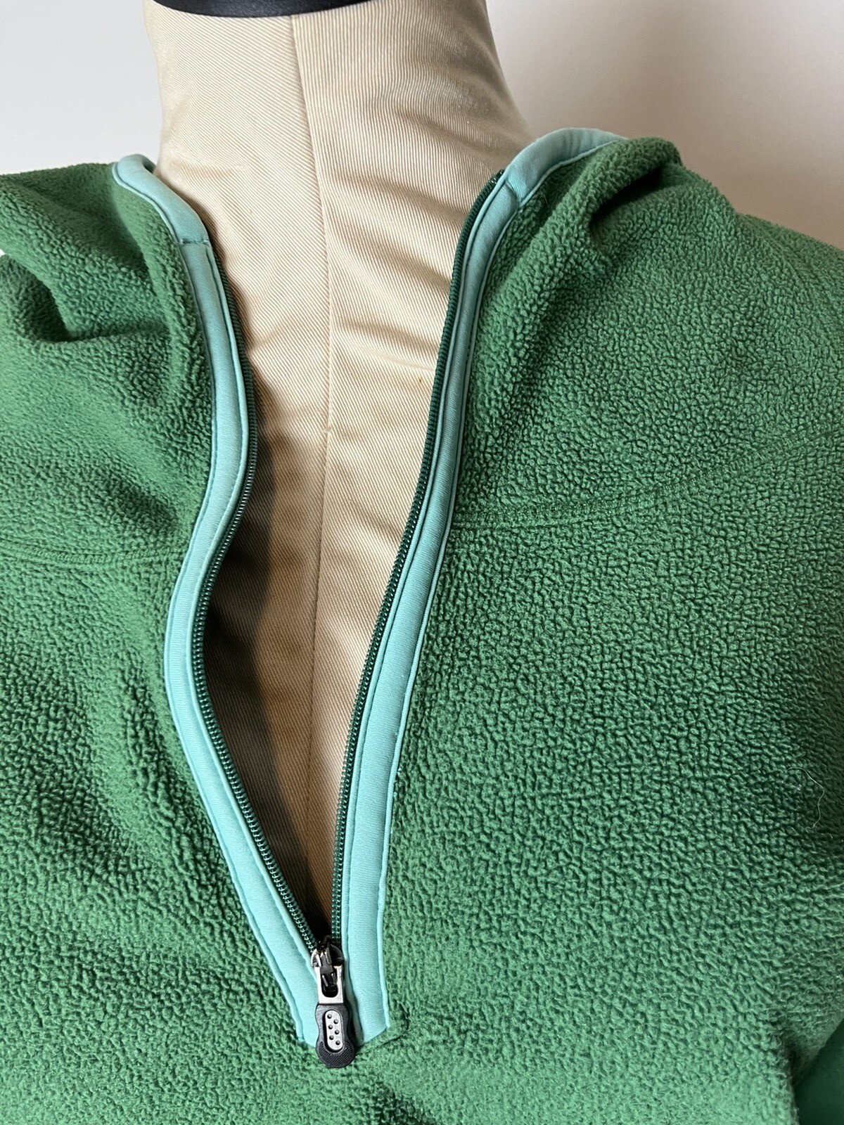 Vintage Patagonia Rhythm Fleece Hoodie Pant Set Small Green Blue Y2K Rare HTF