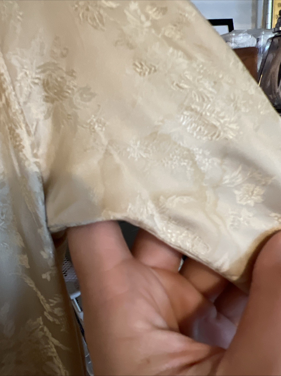 Vintage Wedding Dress Size S/XS Ivory Floral