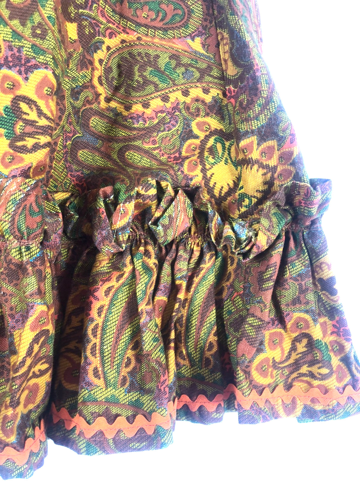 Vintage Hand Made Skirt – one of a kind size Small – Paisley