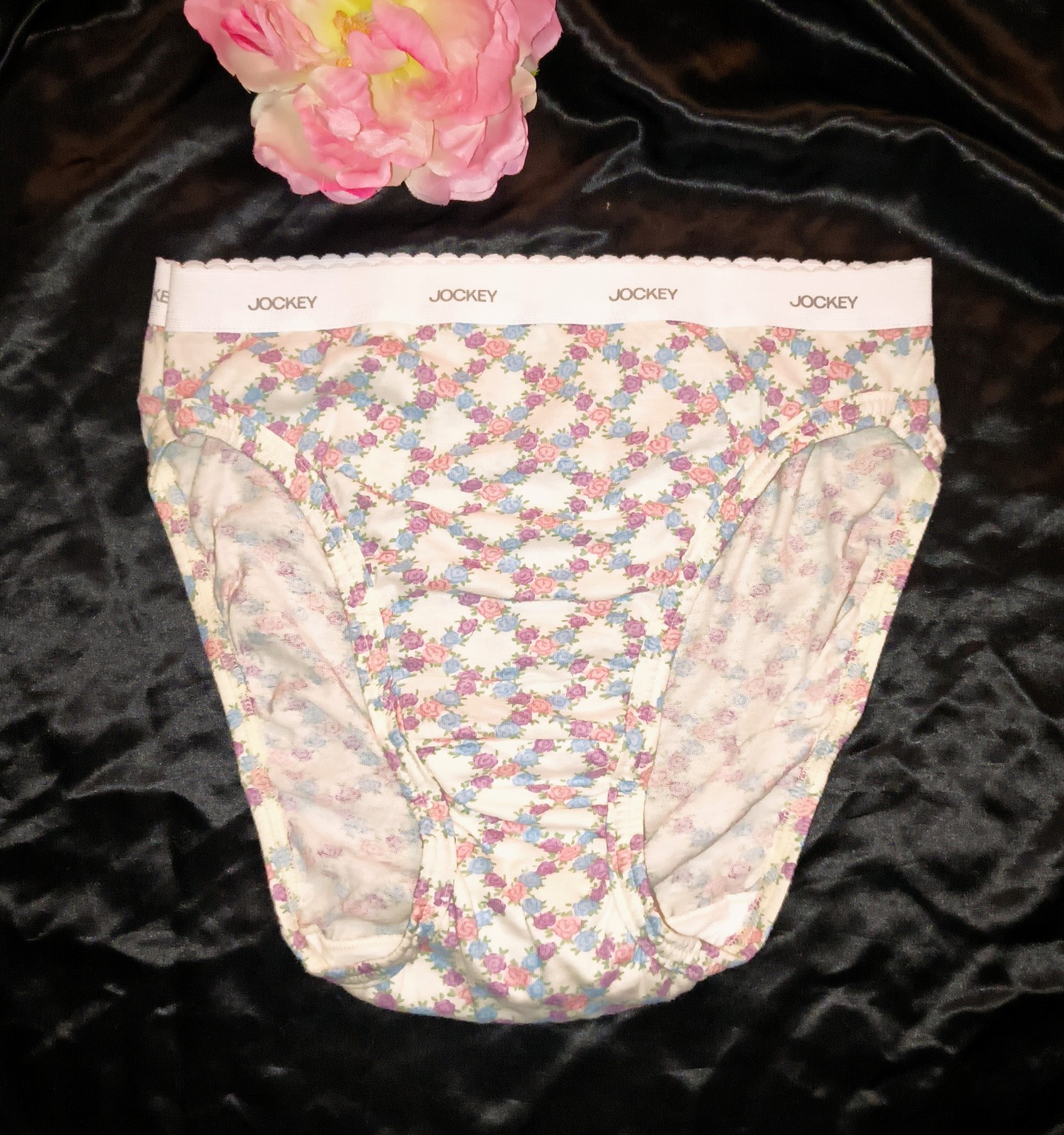 Vintage 1980’s French Cut Floral Bikini Panties by JOCKEY FOR HER Size 5 NWOT