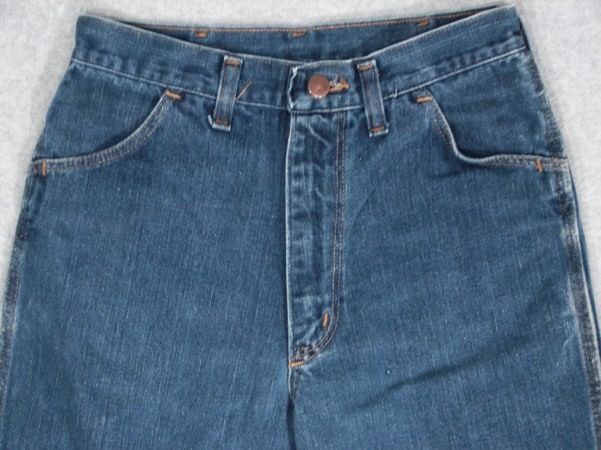 II05408 COOL VINTAGE 1970s ***BOOT CUT** WOMENS JEANS 27×29; REALLY NICE!