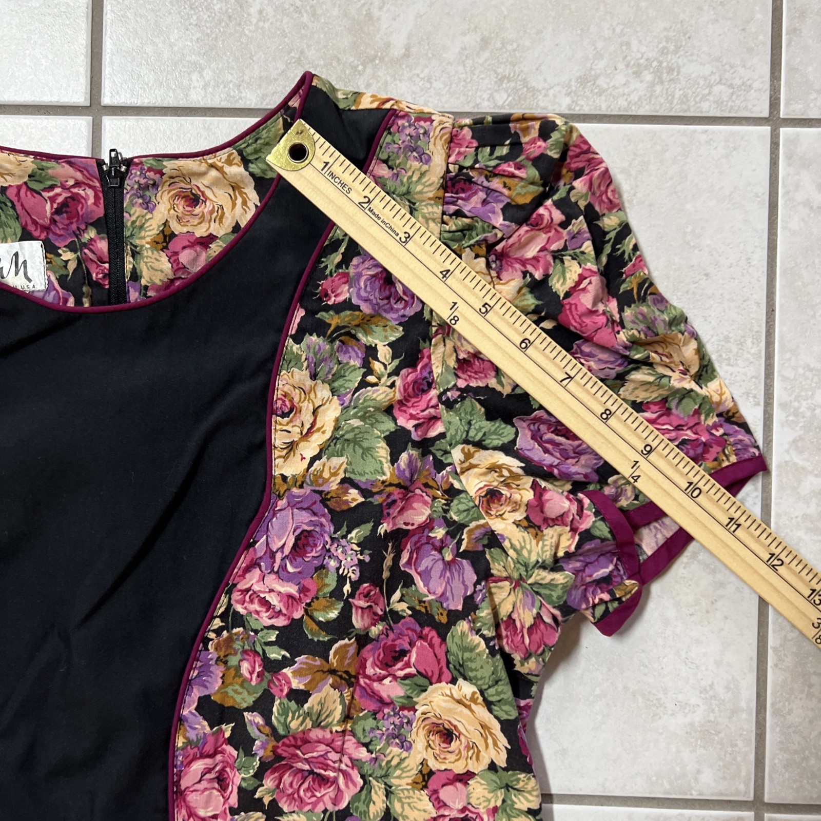 Vintage Hawaiian Dress Medium Set Of 2 Floral Colorful Long