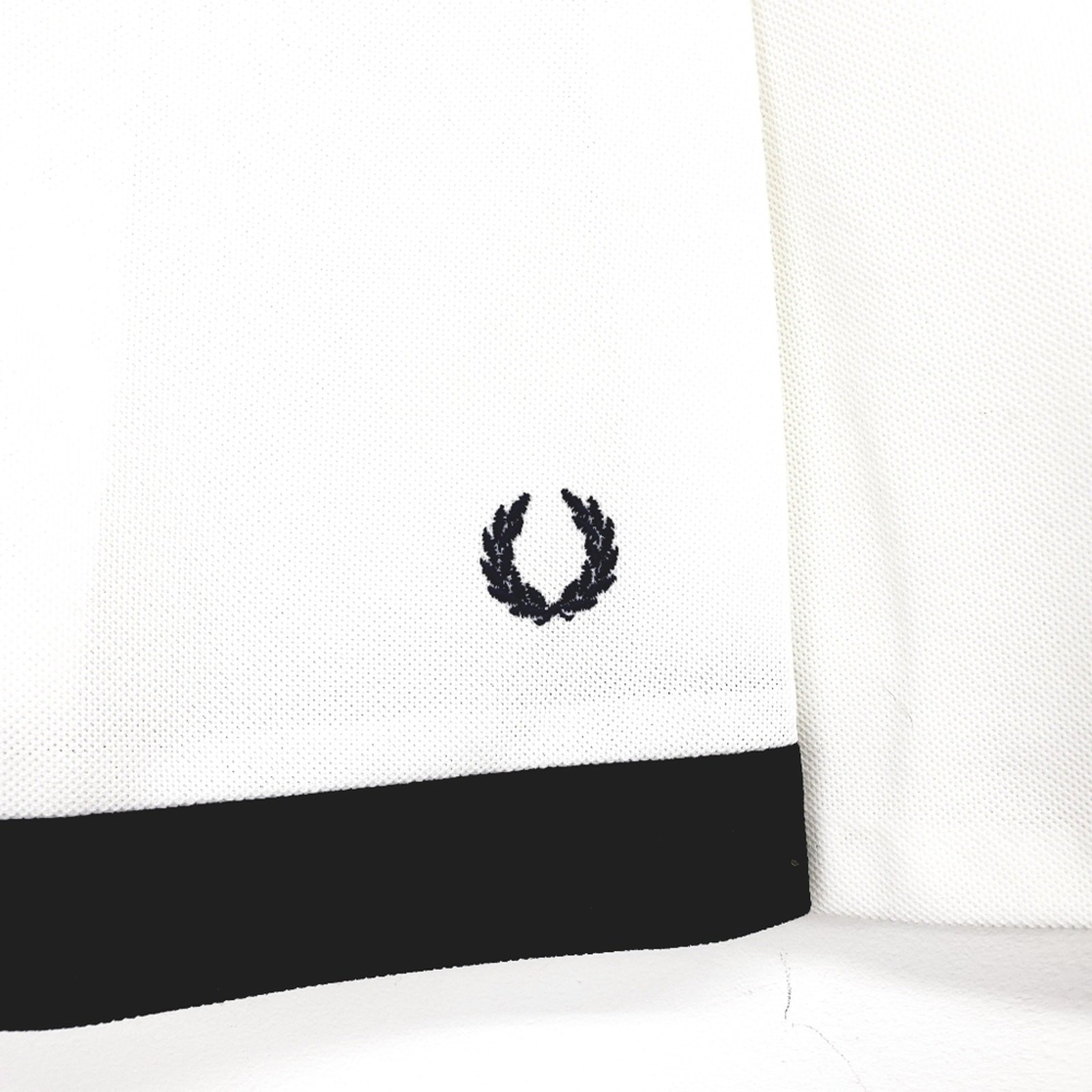 Fred Perry Sportswear Vintage Tennis Skirt White Black Pique Wrap Size 42