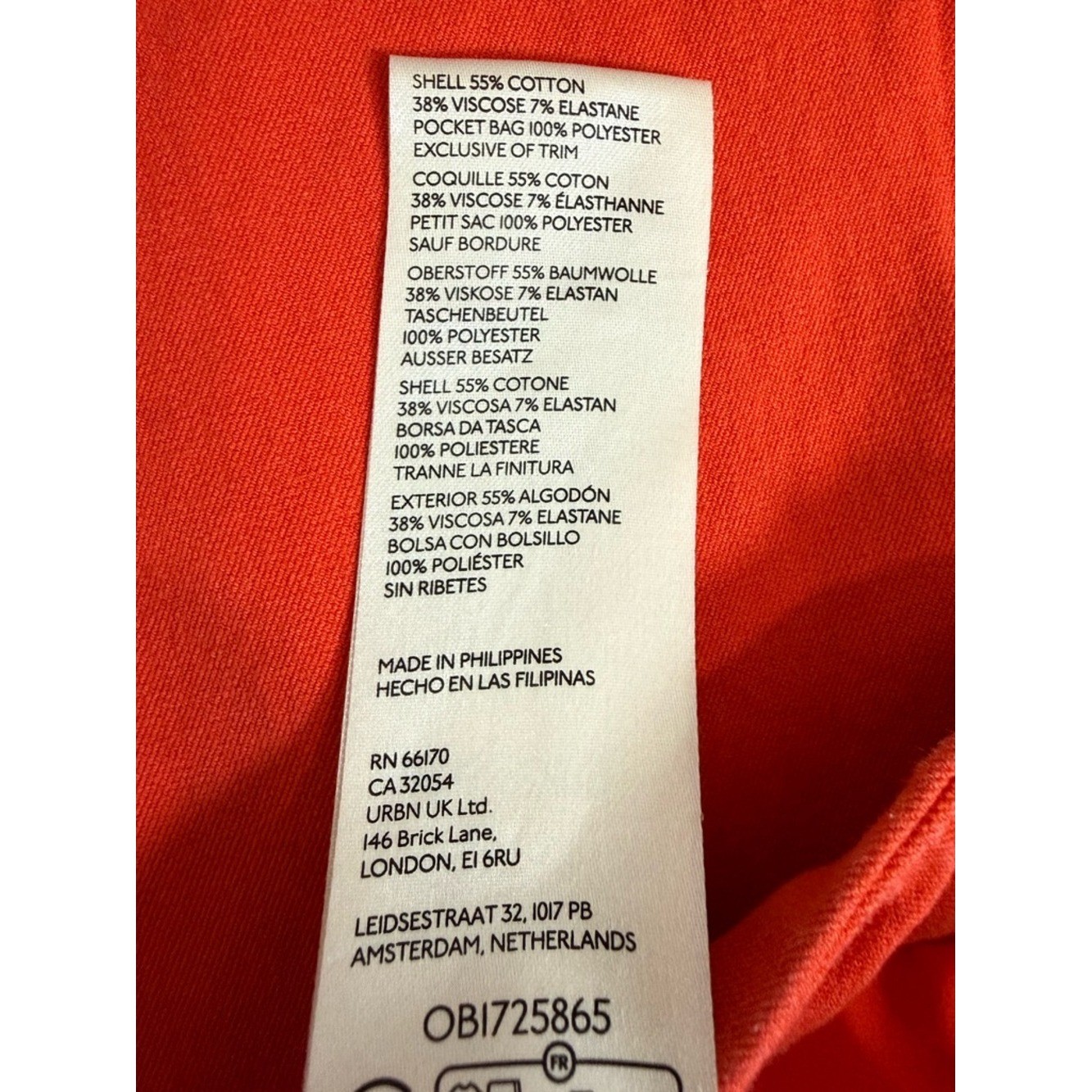 Anthropologie Maeve Stretch Slim Bootcut Trousers – Tomato Red – Size 0