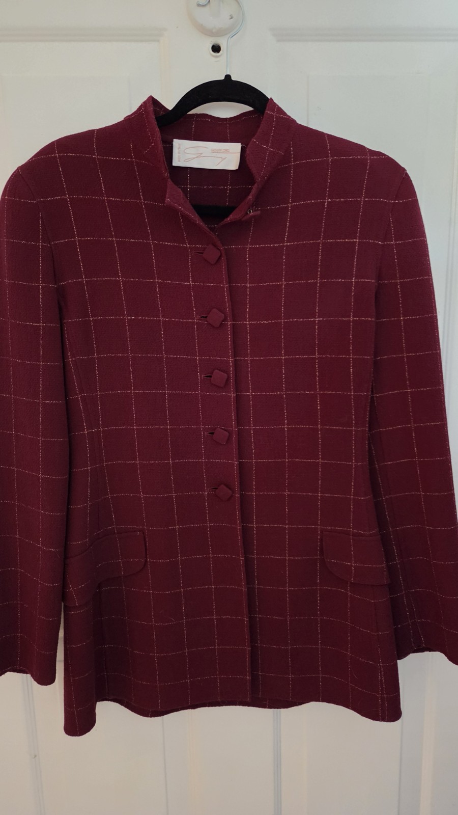Vintage Genny Oro Lana Wool Blazer Sz 8