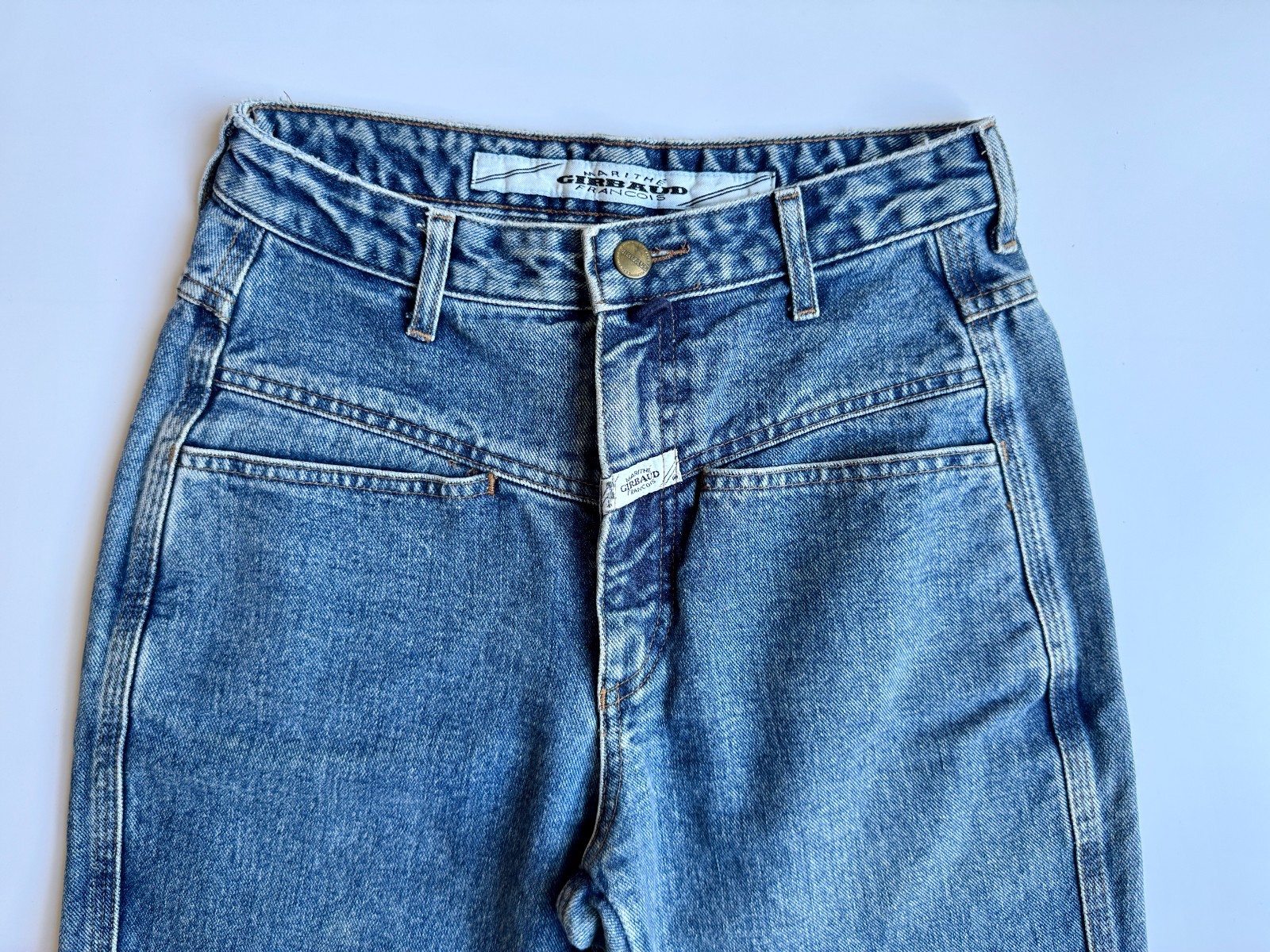 Vintage Marithé François Girbaud The Stone Washed High Rise Jean Size XS/S