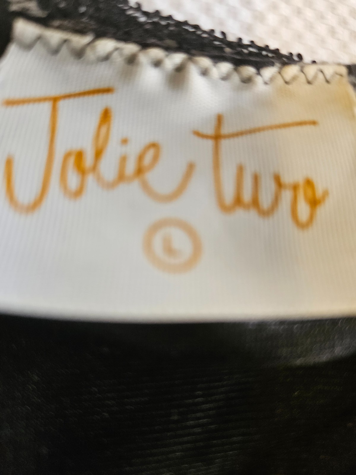 Vtg Jolie Two Women’s Sz LBlack Dressing Sleep Night Gown Patio Robe