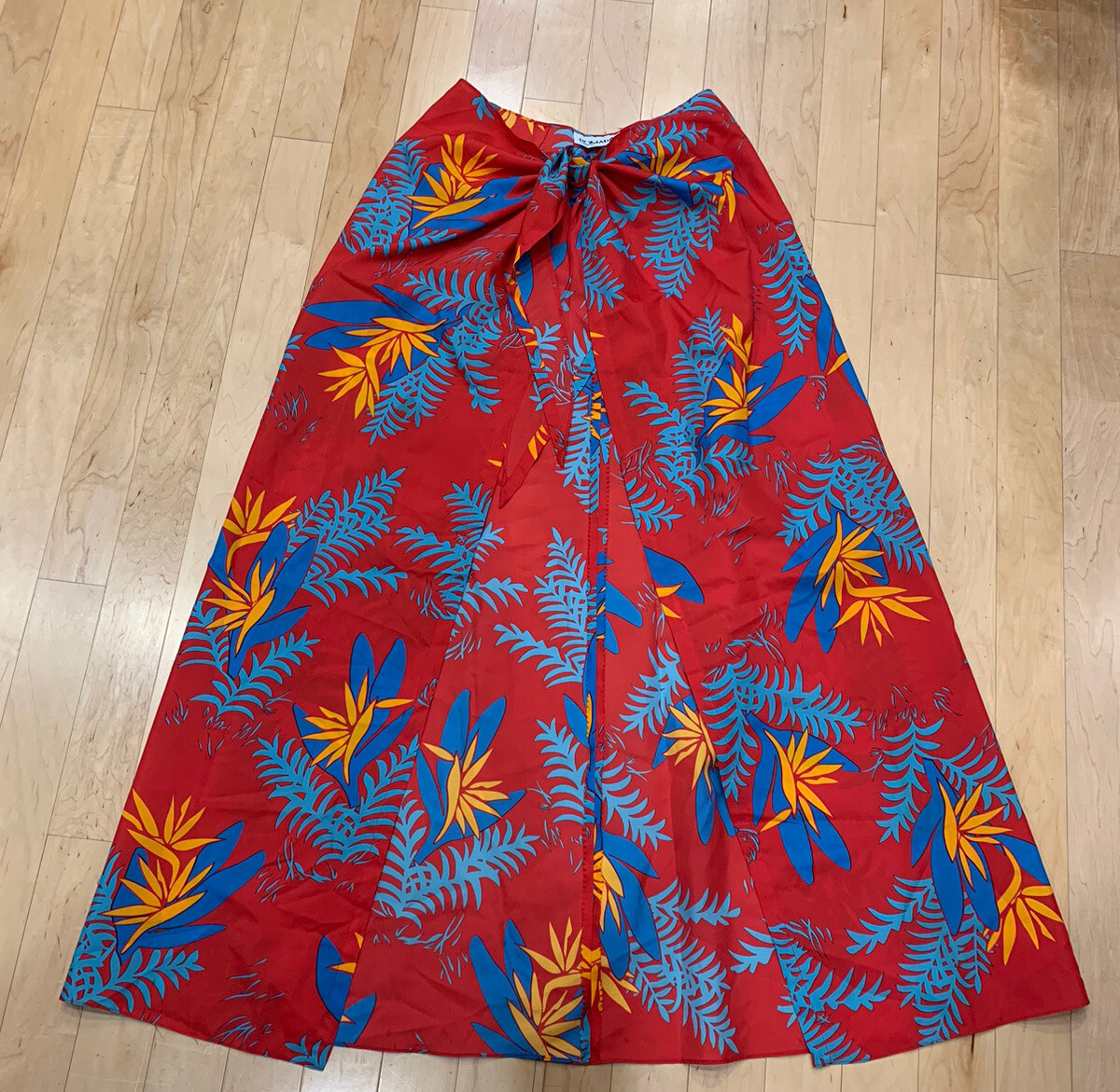 Vintage Pomare Hawaii Hawaiian Sun Beach Skirt NOS EUC HTF Bright Coverup Wrap