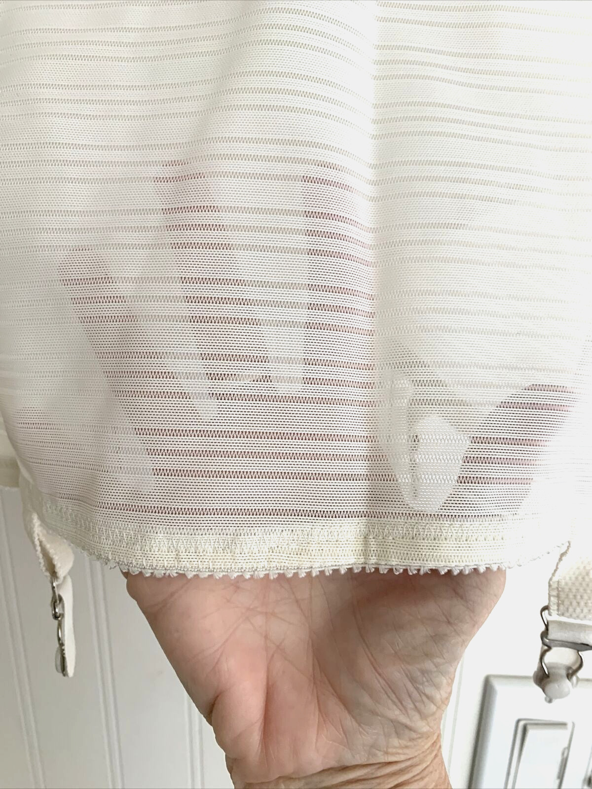 Vintage 1950’s 60’s TEMPTATIONS NOS White OPEN BOTTOM Shaper GIRDLE Garter Sz S