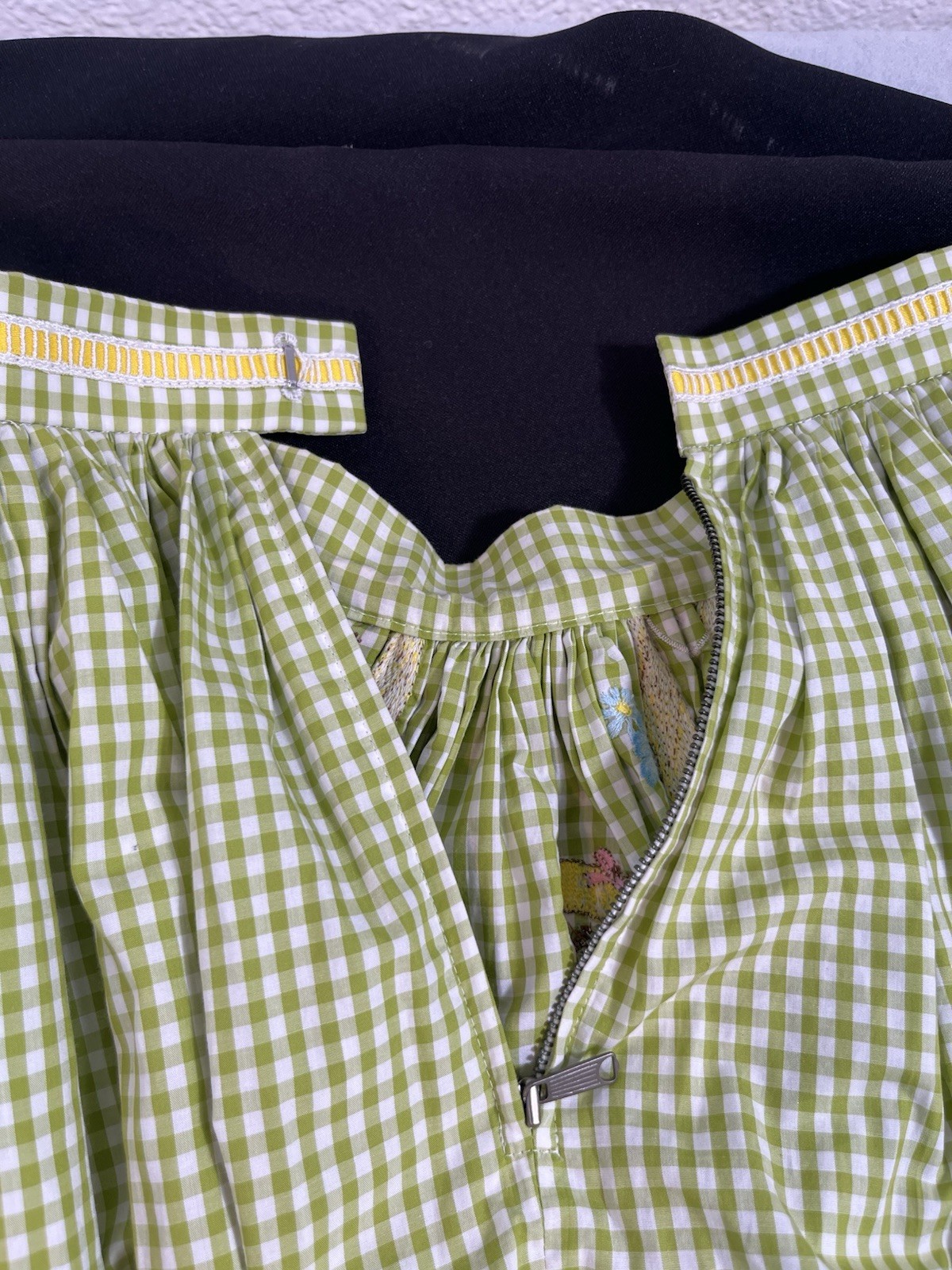 Jenny Fax Lime Green Cabbage Patch Doll Skirt Size M Spring 2013