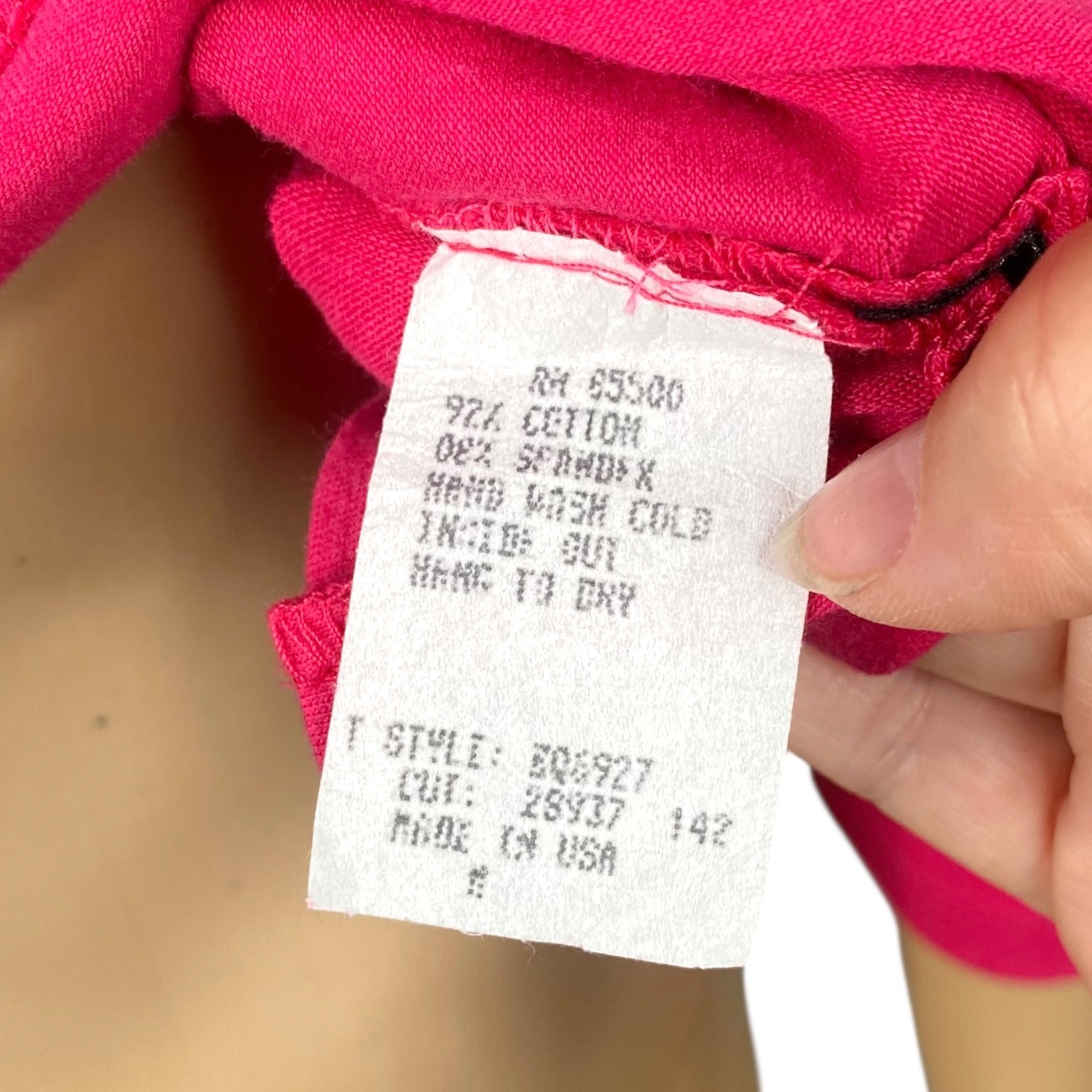 Vtg Y2K XOXO Magenta Beaded Top M | Lizzy McGuire Coded Kidcore Aesthetic