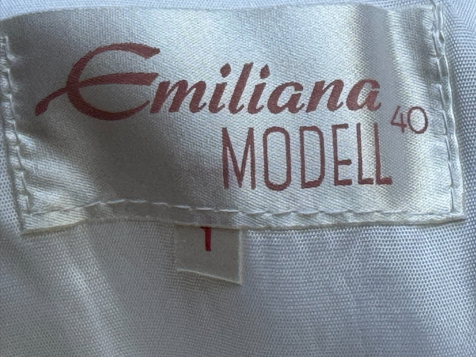 Wedding dress Emiliana reversible model 60s vintage wedding empire lace size 36/38