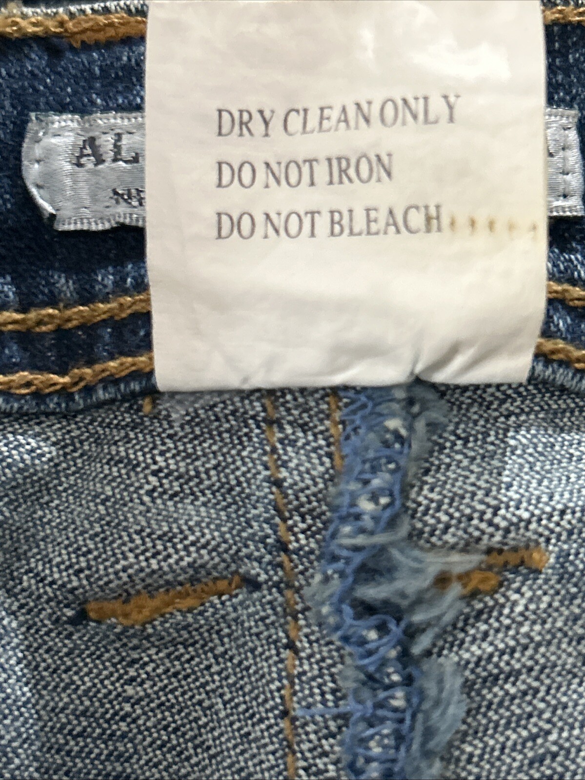 Alberto Makali 80s Vintage Embellished Designer Denim Jean Skirt Sz 8 RARE