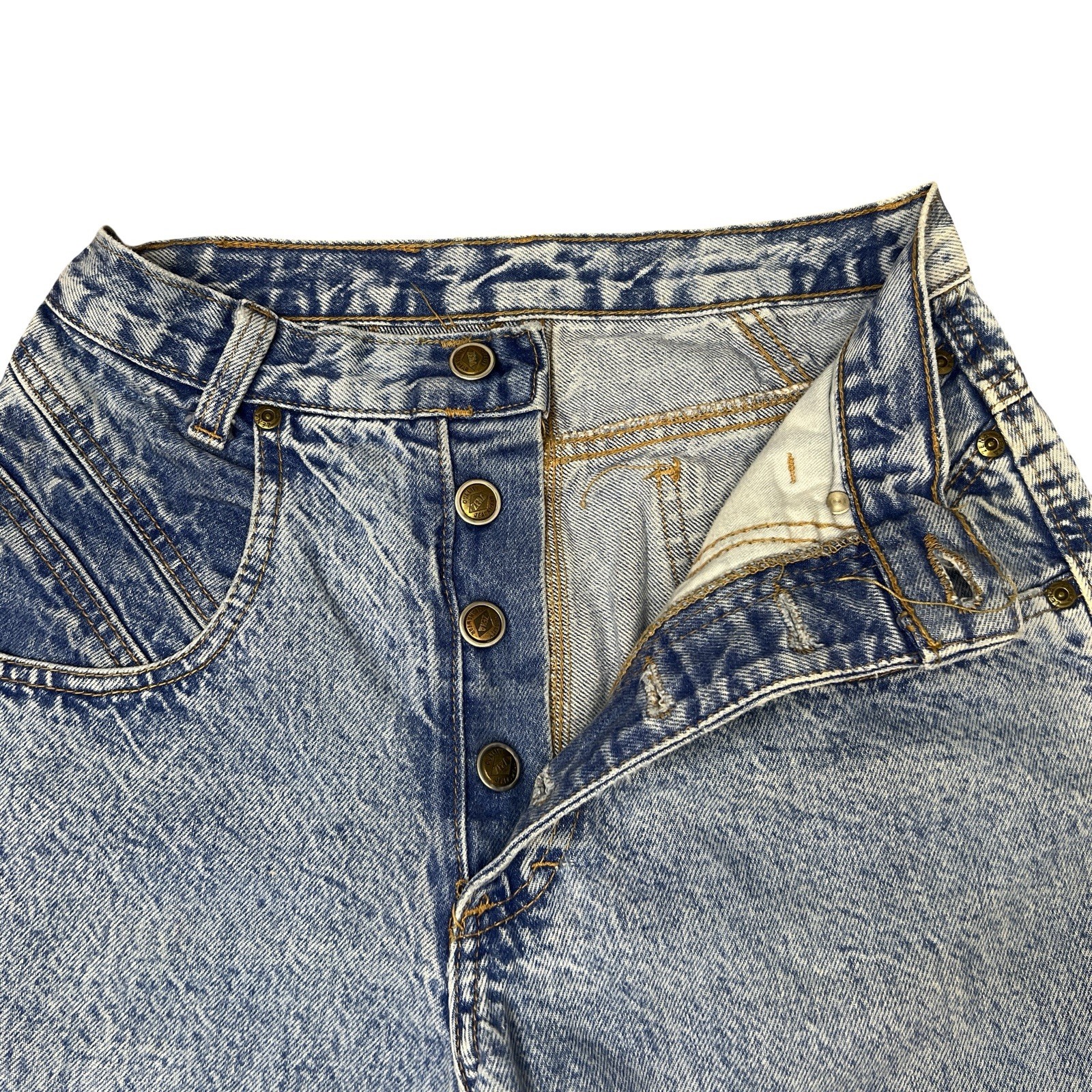 Vintage 80s/90s Zena Light Wash High Waist Mom Jean 2 Women Tapered Retro Twee