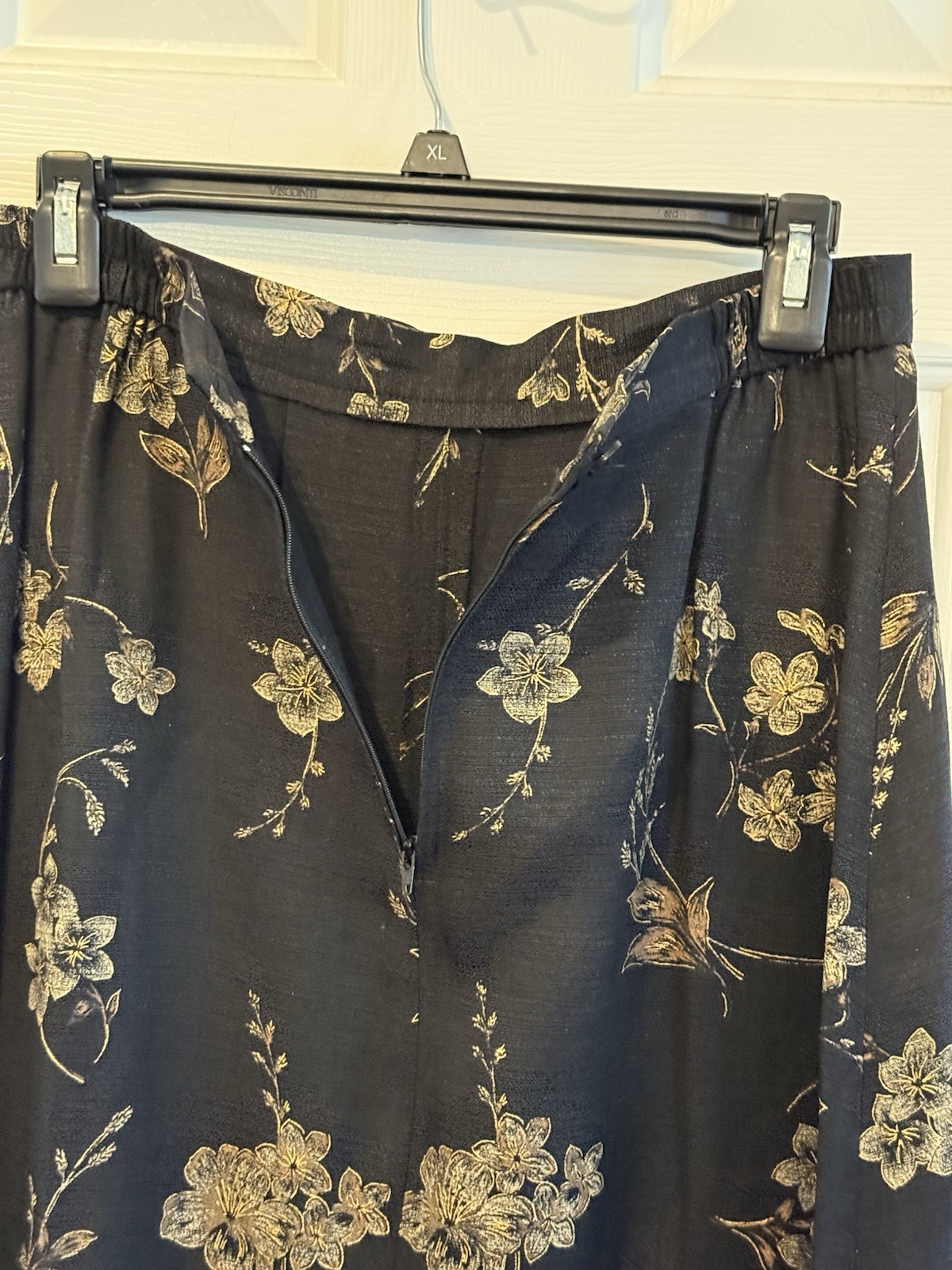 vintage kensington Square Floral Boho Cottage Whimsical Long Skirt Size 8 USA