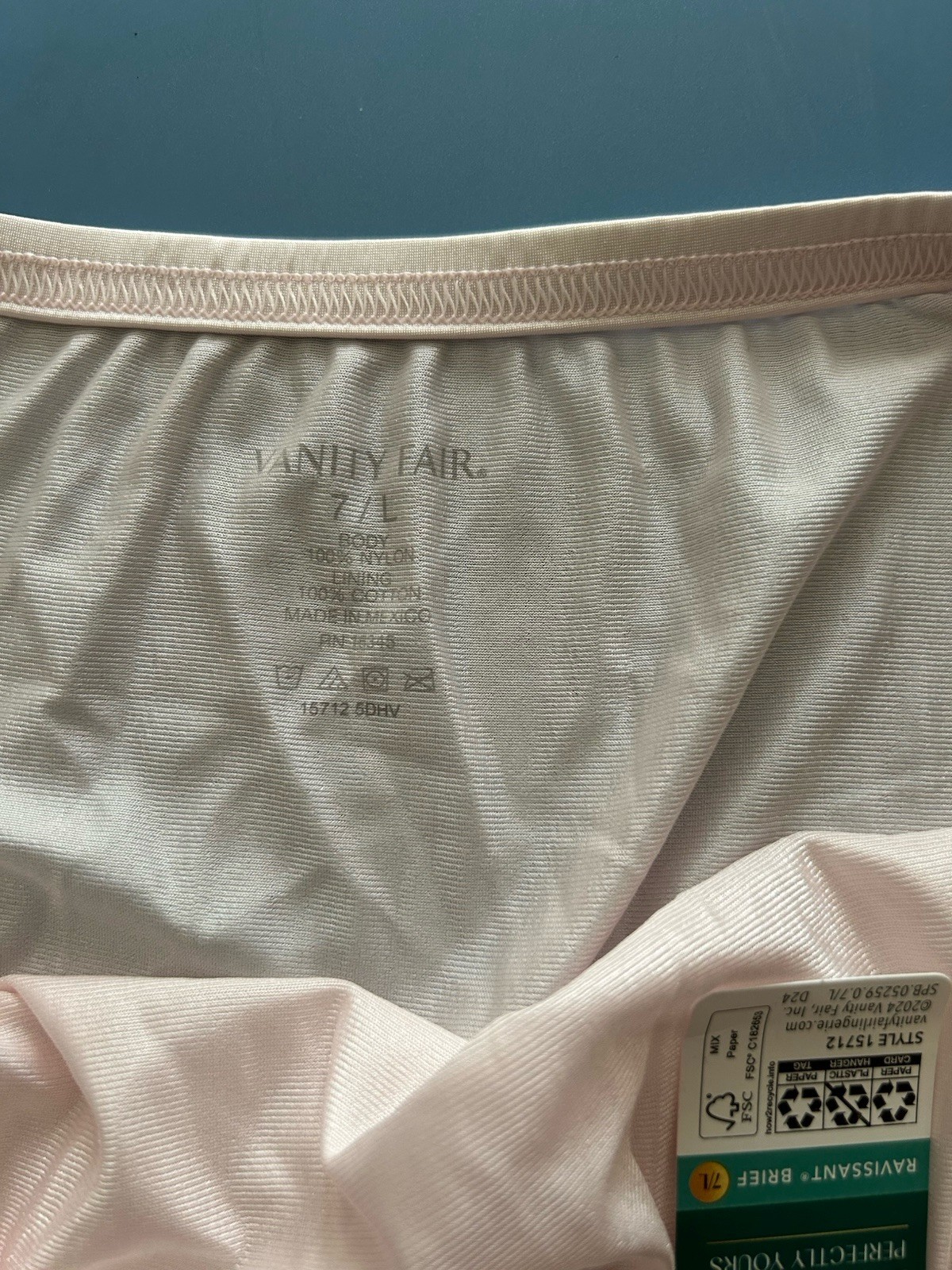 Vanity Fair lingerie perfectly yours RAVISSANT brief 7/L