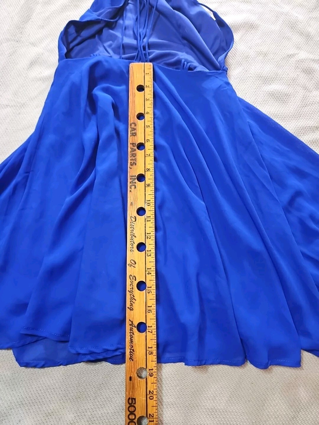 Contempo Casuals Vintage Dress Small Spaghetti Strap Zip Mini Gown