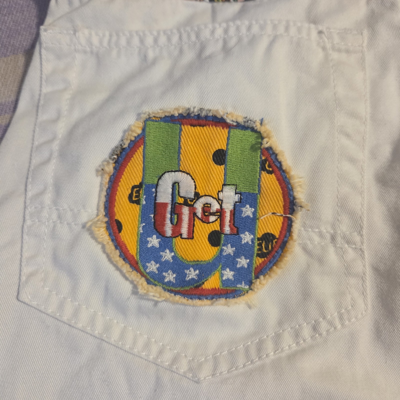 VINTAGE Get Used by Elie Jeans Shorts Size 26 Baggy Hip Hop 90s Y2K Loud Rare