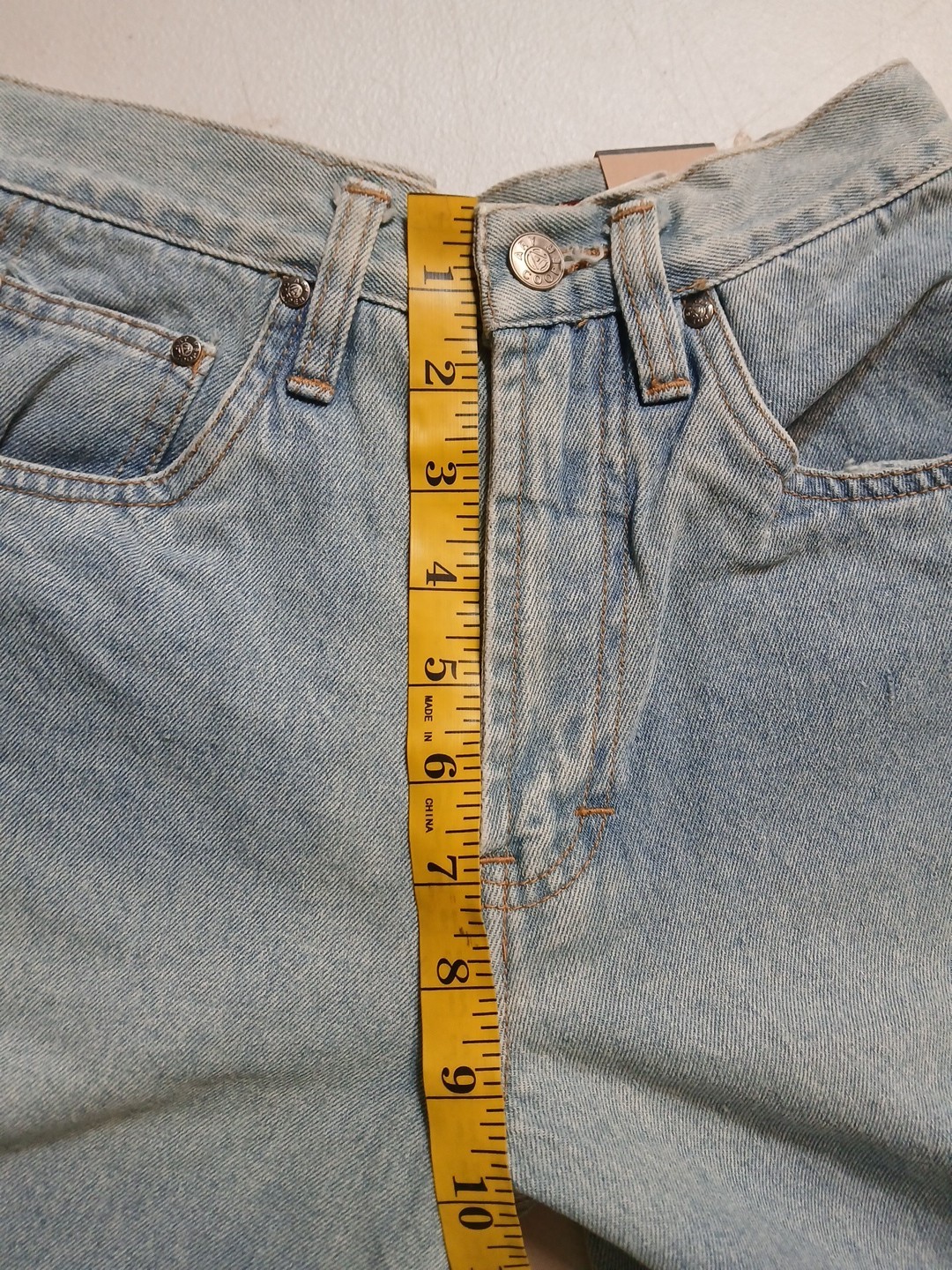 VTG 90s Ary Cooper Womenss Size 12 High Waist Relaxed Jeans Light Denim New