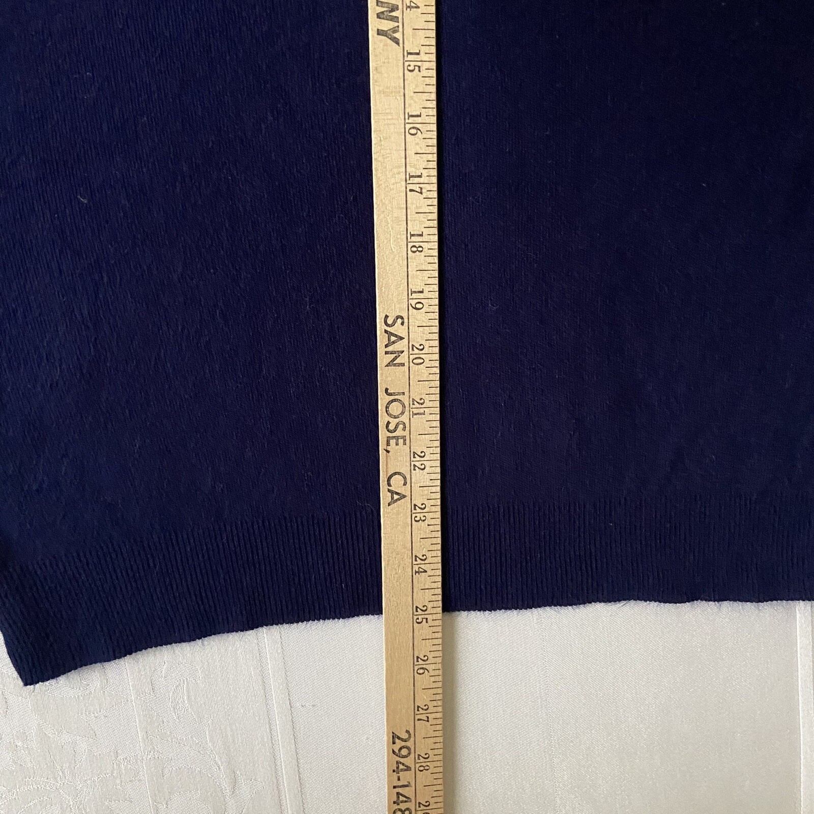 Vintage Sears Sportswear Sweater Blue Long Sleeve Women M Chest 39 Length 25 Y2K