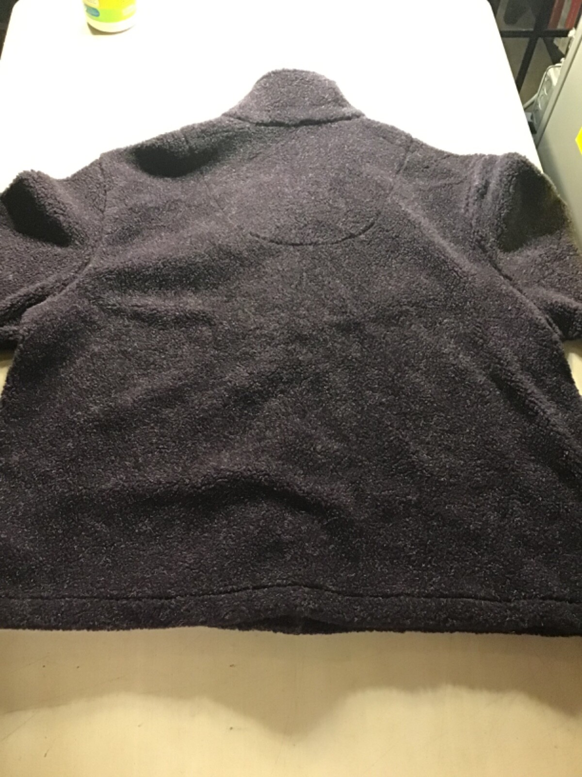 Vintage Real Comforts Button Up Fleece Womens XL 1990s Black