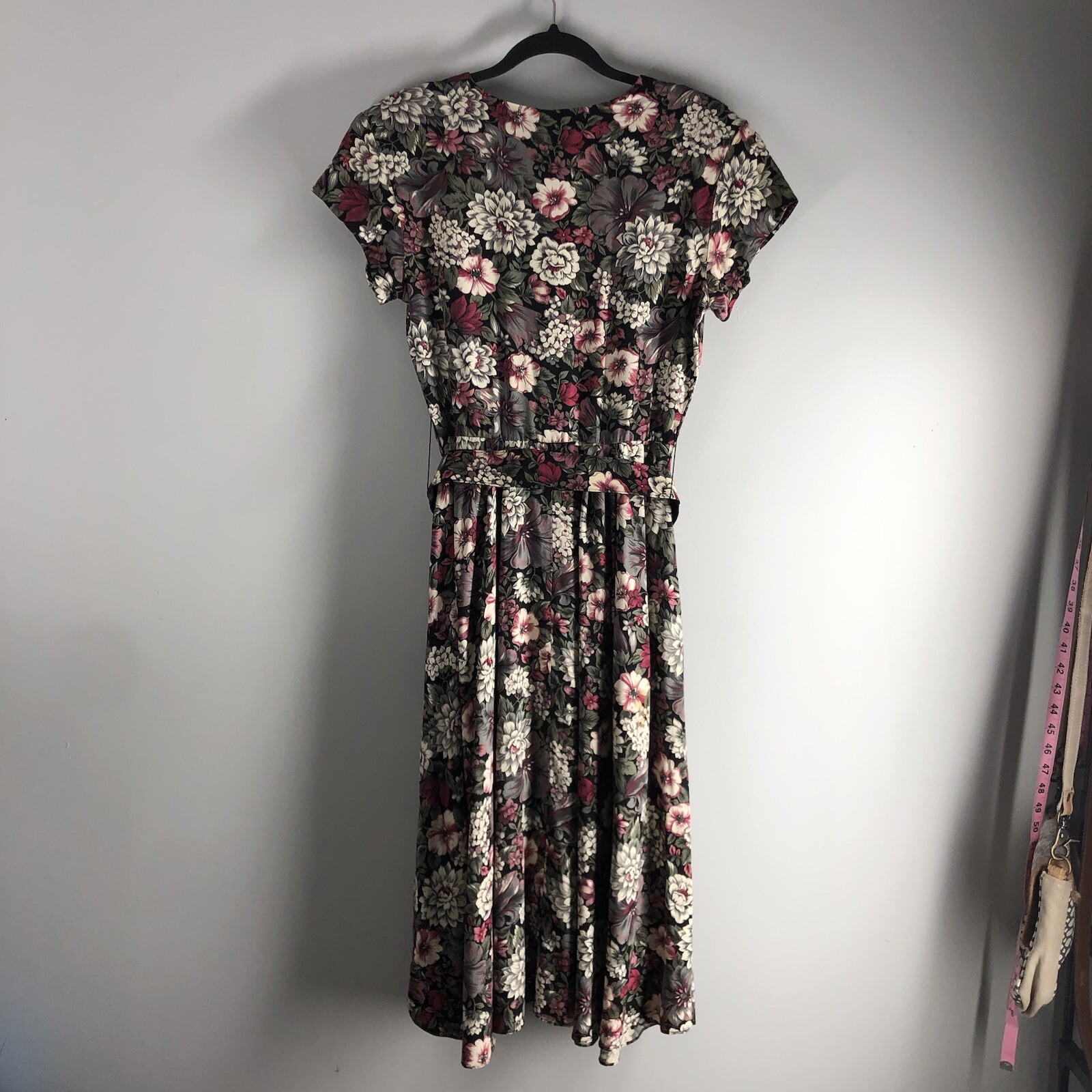 Country Romance Size 7/8 Cottagecore Floral 80s Cotton Garden Party Dress *FLAWS