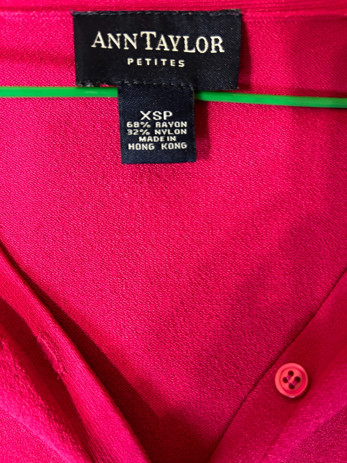 Y2K Ann Taylor Lightweight 2-Piece Sweater + V-Neck Tank Top Set Rose Sz XSP EUC