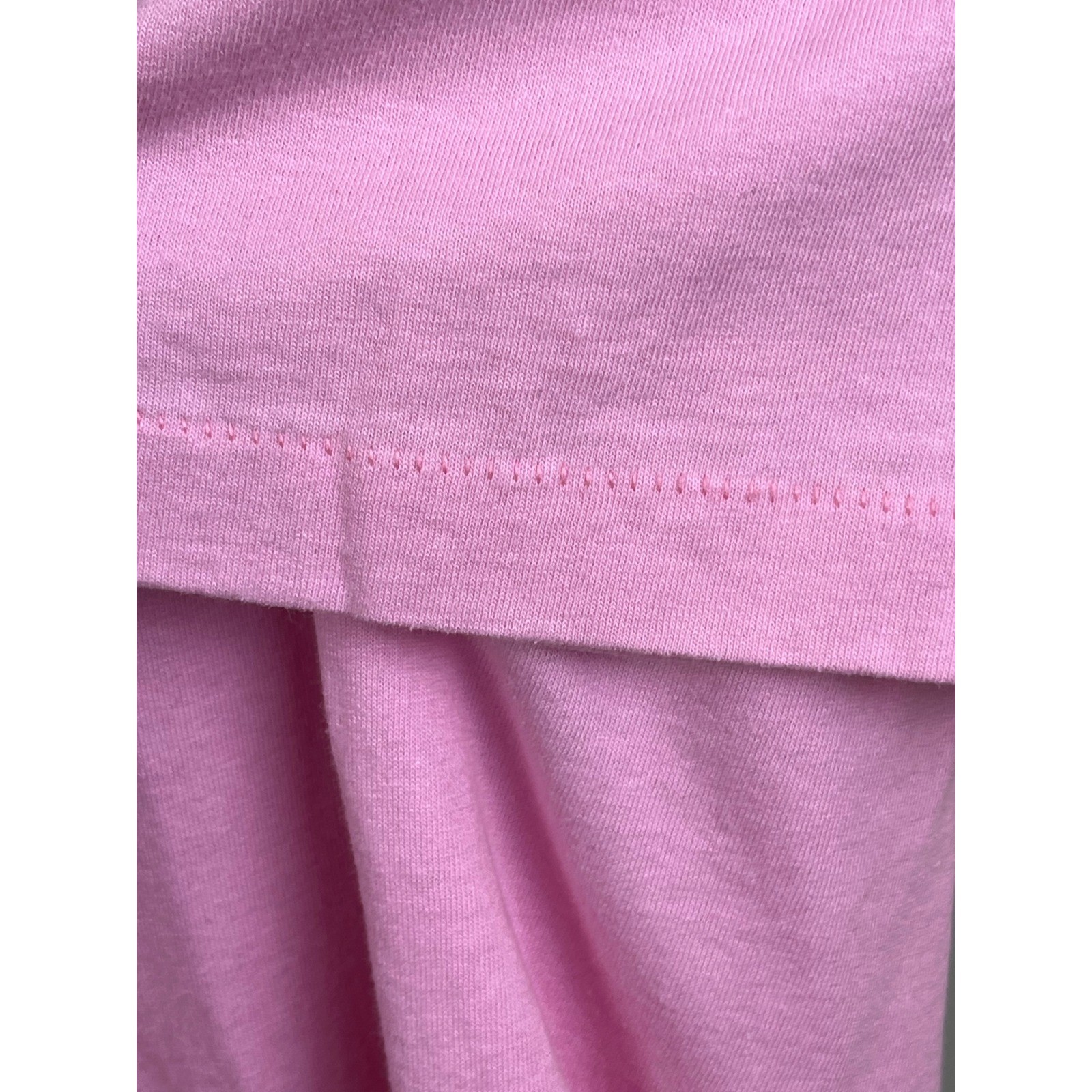 VTG Screen Stars Best Single Stitch Puff Paint Blue Hearts Short Sleeve Large