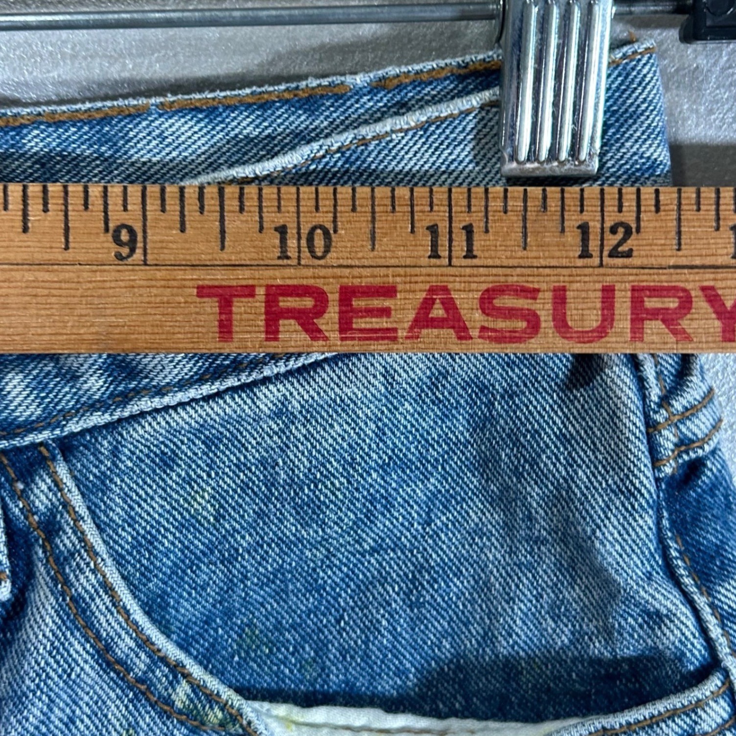 Vintage Guess Jeans Georges Marciano 1050 SH Light Wash High Rise Tapered 28