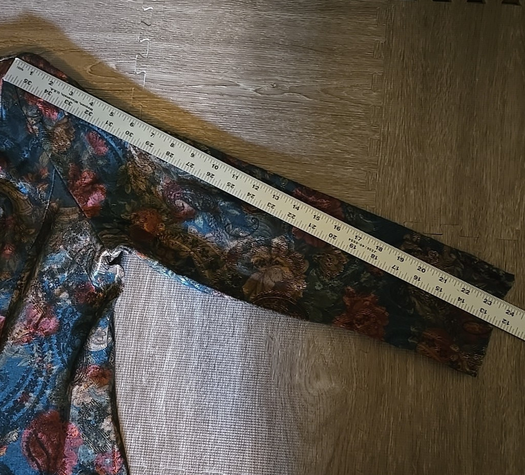 Vintage Just In Thyme LTD Floral Tapestry Blazer | Size 12 | 90s Grannycore