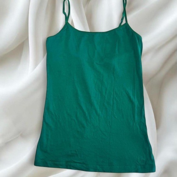 Aeropostale teal green cami tank top y2k vintage mcbling