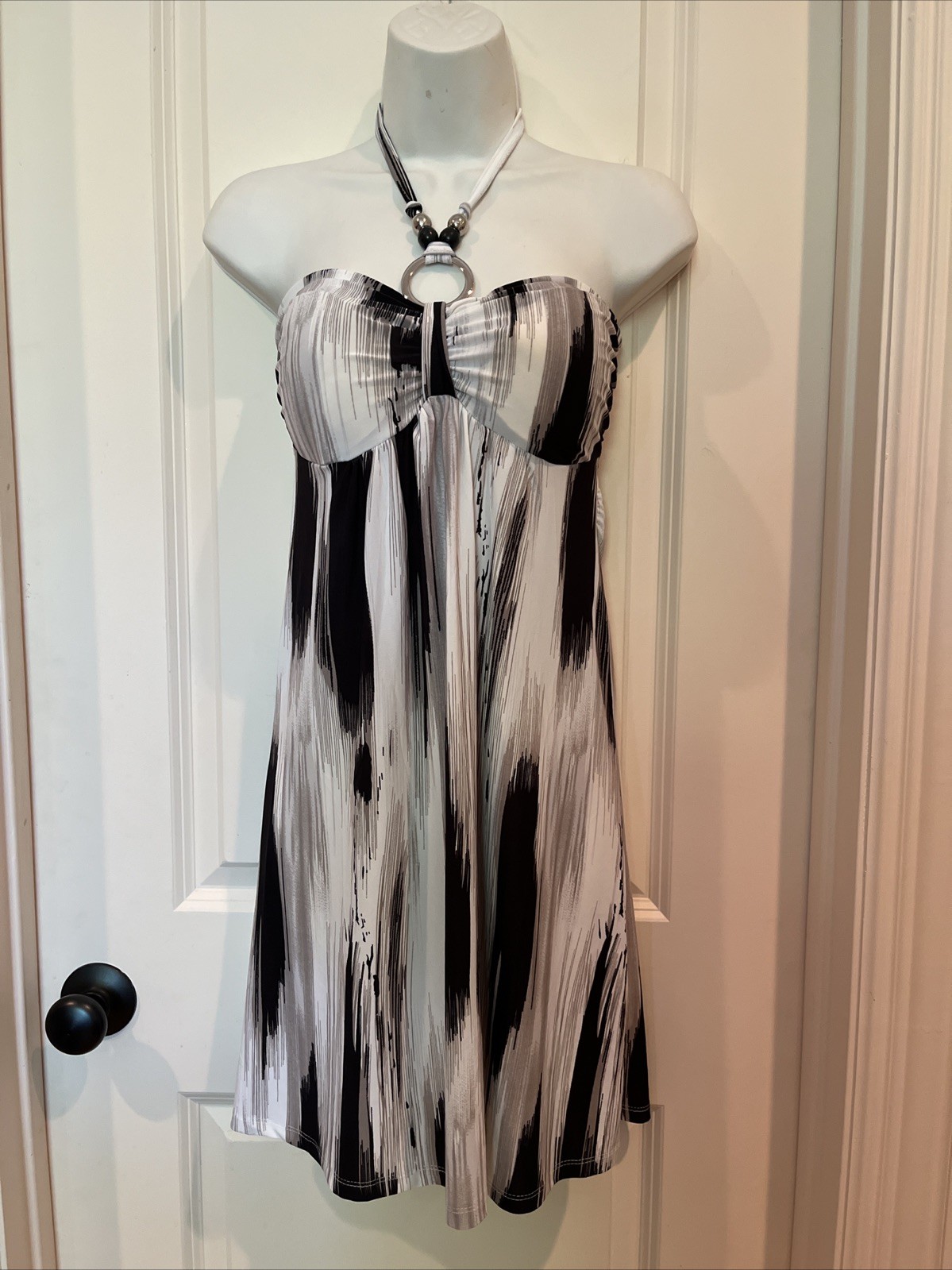 VINTAGE CRISTINA LOVE BABYDOLL FAIRY GRUNGE Y2K 2000s HALTER DRESS MEDIUM
