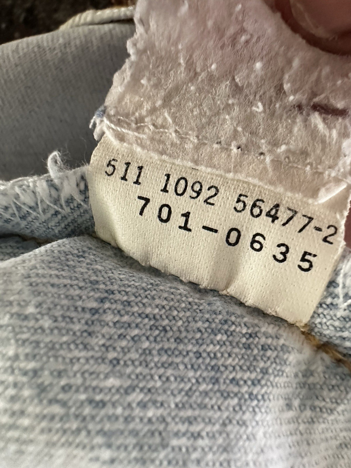 Vintage Y2K Levi’s 701 90’s Student Fit Jeans Tampered Leg Made in USA 29