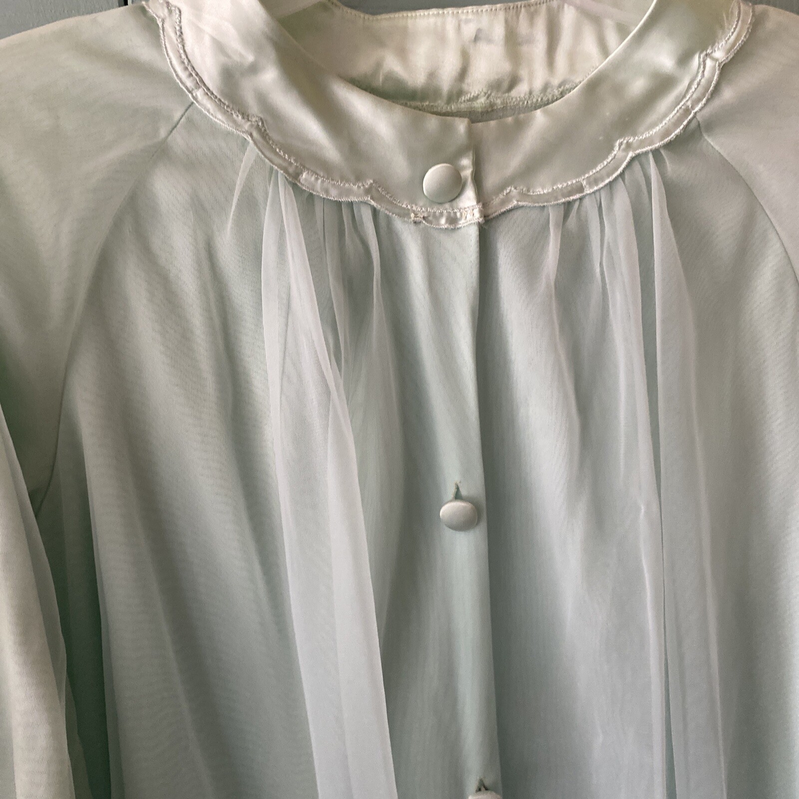 Vintage Artemis Night Gown Robe Set Pale Green
