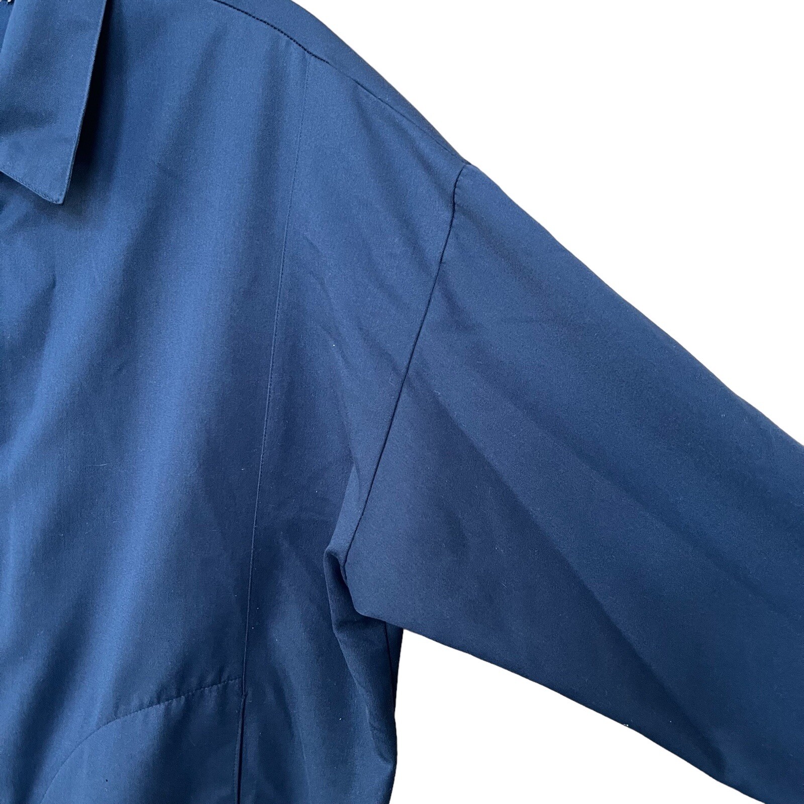 Sarah Bryson Womens Large Golf Jacket Blue Full Zip Active Country Club Vintage