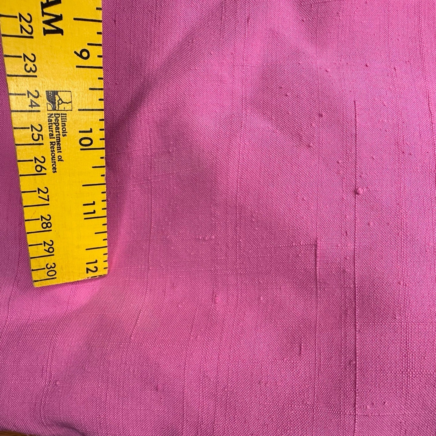 Vintage 1960s Pink Doupioni Silk Sheath Dress Italy Couleur Fabrics Braided Belt