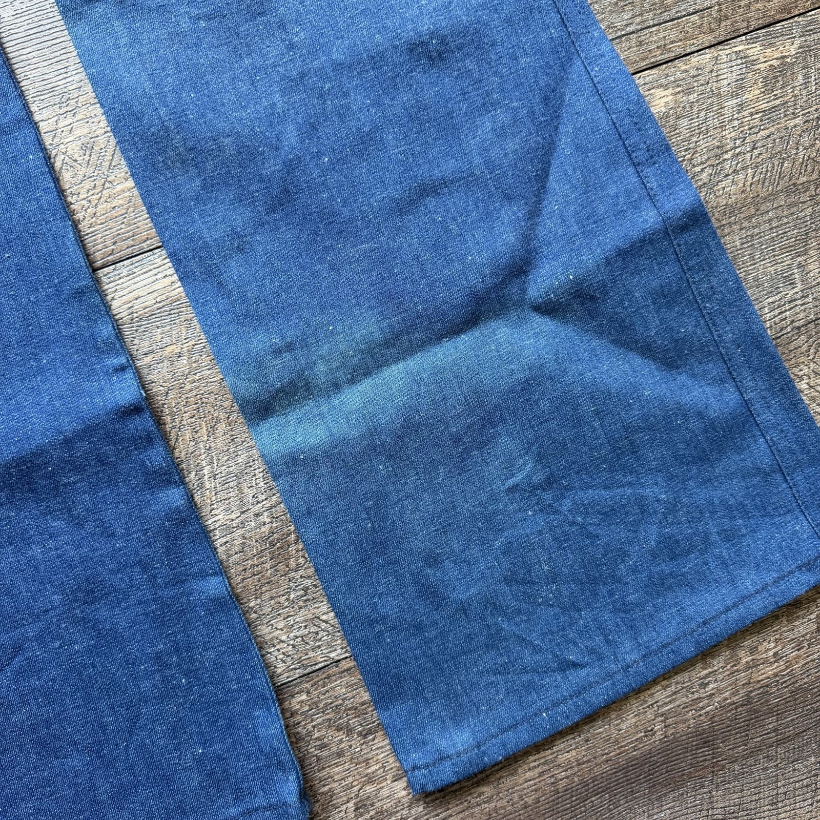 NWT Vintage 1970’s Womens 29” Cheap Jeans Deadstock 100% Cotton Blue Flare Jeans