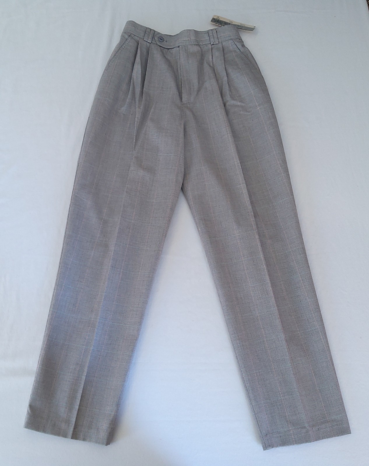 Petites by Fundamental Things 80’s 90’s Vintage High Waisted Pleated Trousers 6P