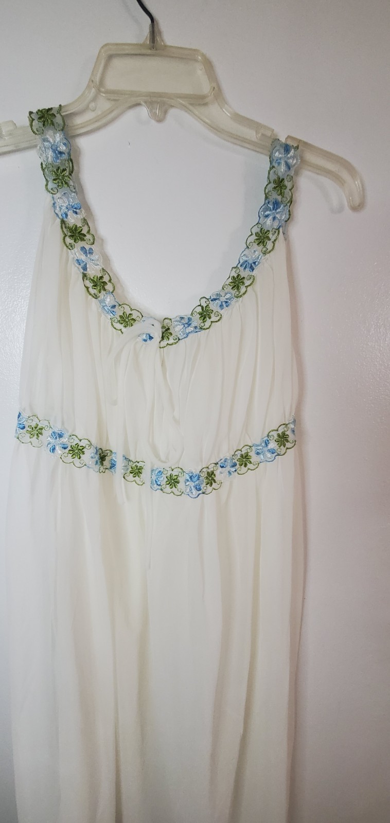 Vintage Prestige Night Dress & Coat Set Small Double Layer Chiffon ILGWU USA