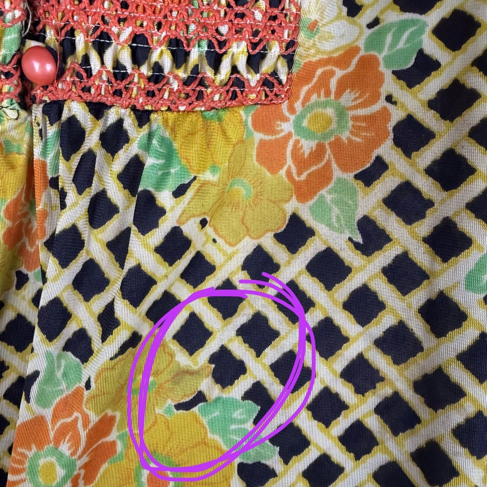 Vintage 70s Maxi Dress Small? Floral Mod Retro Hippie Boho Cottage