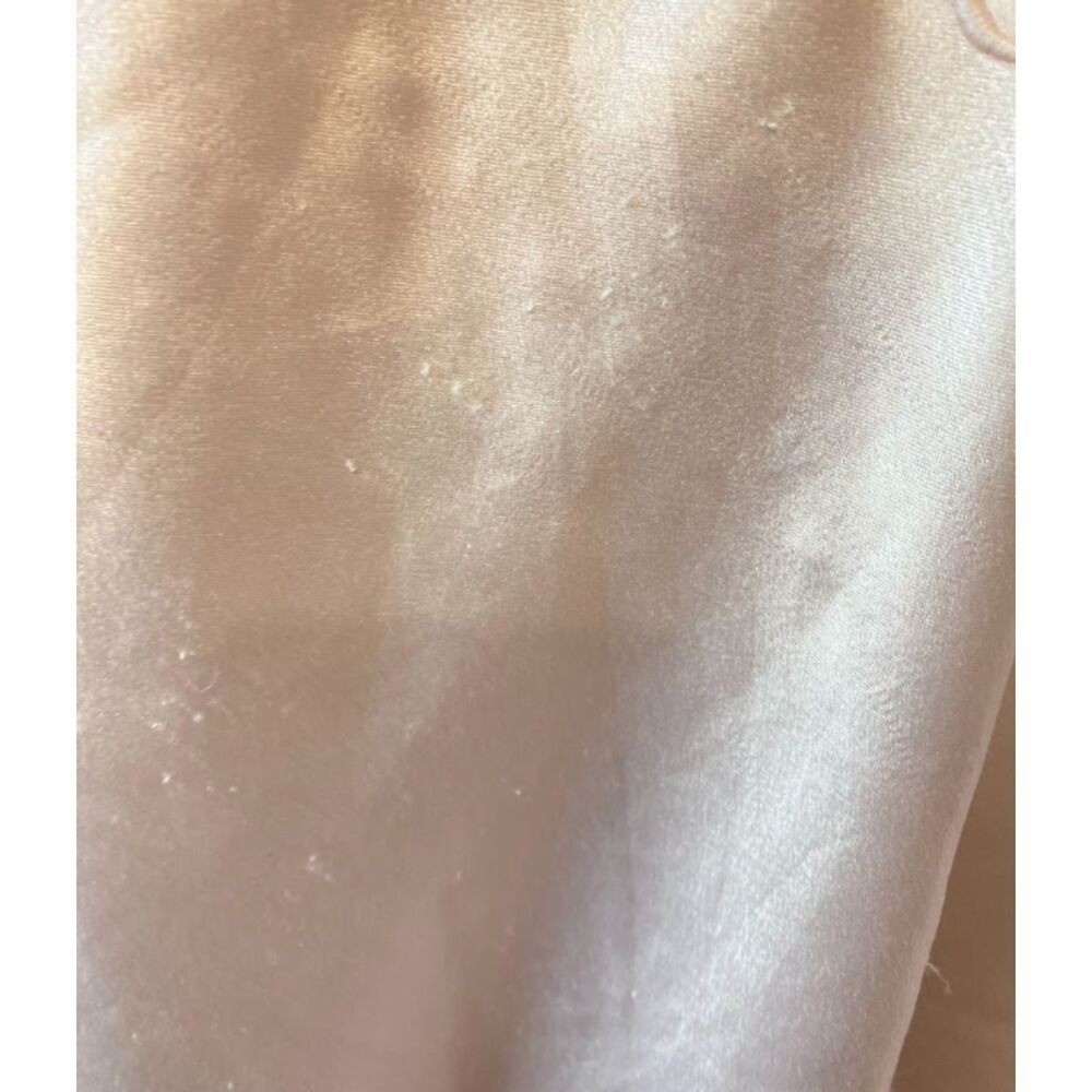 Vintage Christian Dior Satin Slip Dress Pink Lingerie Chemise CD Monogram